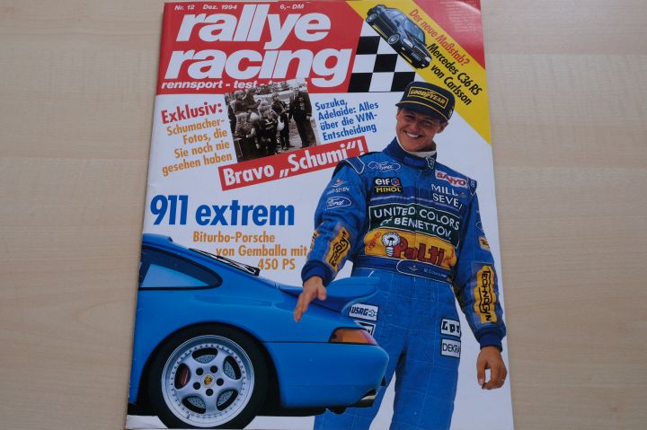 Deckblatt Rallye Racing (12/1994)